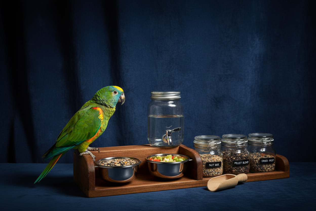 How to Build a Clean and Practical Feeding Station for Pet Birds