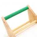 Parrot Play Wood Stand, Bird Grinding Perch Table Trimming Bird Training Stands Portable Table Playstand for Small Cockatiels, Conures, Parakeets, Finch