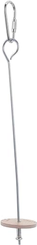 Bird Food Holder, Stainless Steel Parrot Fruit and Vegetable Skewer for Hanging up Small Animal Food Feeding Tool for Small Animal Bird Toys Watering Supplies