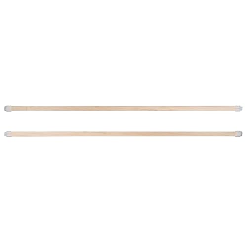 PENN-PLAX Bird-Life Wooden Bird Perches – Great for Parakeets, Lovebirds, Parrotlets, Finches, Canaries, and Other Small Birds – 2-Pack – 18” Long - size: 18-Inch