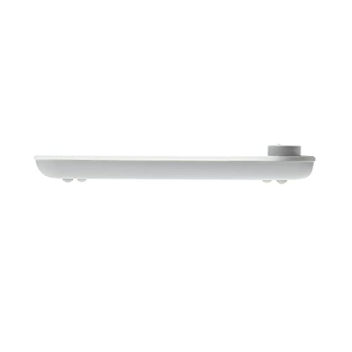 KitchenAid KQ908 Glass Surface 11 Pound Capacity Digital Kitchen and Food Scale, White - color: White, size: 11 lb
