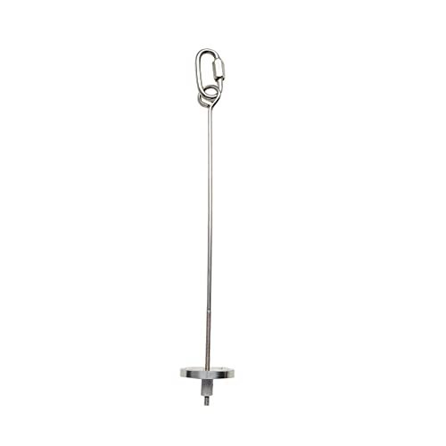 Bird Food Holder, Feeder Toy, Foraging Toy, Treat Skewer, Stainless Steel Parrot Fruit Vegetable Stick Holder (L) - color: L