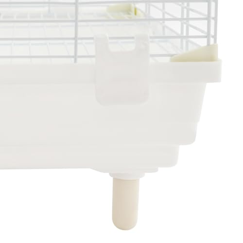 Bird Cage, 2-Tier Freestanding Flight Cage for Small Birds