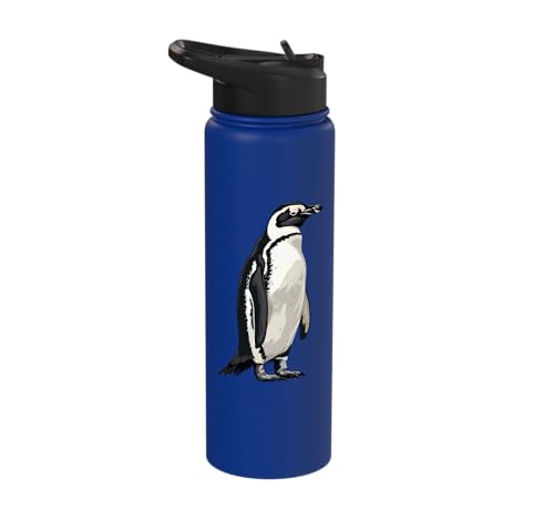 Penguin Stainless Steel Insulated Water Bottle - color: Royal Blue