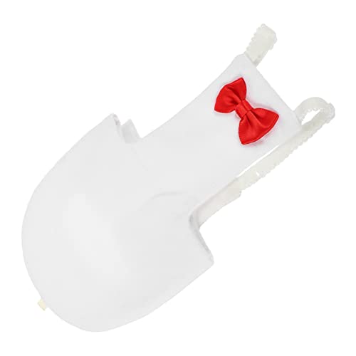 Yardwe Bird Diaper for Parrots and Birds and Breathable Reusable Diaper Suit for Outdoor Activities Cute Bow Design - size: 12x6cm