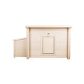 New Age Pet ECOFLEX Fontana Chicken Coop, Urban Barn for 2 to 3 Chickens, Easy Assembly, Eco Friendly & Durable, Tan - color: Maple, size: 52.4"L x 29.4"W x 29.1"H