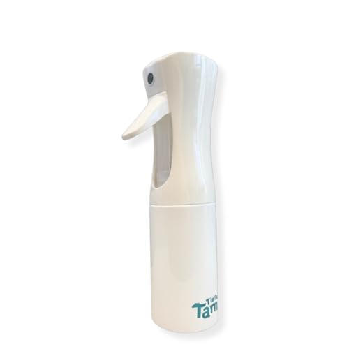 T is for Tame Hair Water Spray Bottle, 10oz Continuous Mist, Curl Refresh | Fine mist spray bottle refreshes curls & styling, precision continuous sprayer evenly distributes, refillable, for all ages