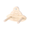 Bird Swing Perch Toy - Wooden Parrot Swing Stand with Wobble Function, Balance Play Gym for Small/Medium Parrots (Budgies, Cockatiels, Lovebirds) Cage Accessories (Melopsittacus undulatus Pattern) - color: Melopsittacus undulatus pattern