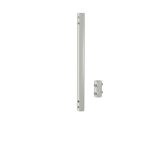 Extension Pole for CEKAY Diameter 1 1/4" J Pole Mount (Diameter 1 1/4", Extension 16 1/2", White) - size: Extension 16.5"