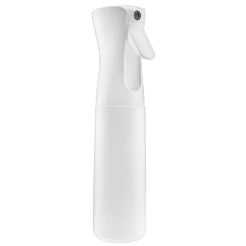 Hair Spray Bottle Continuous Water Mister Bottle Empty Ultra Fine for Hair Styling, Pets, Plants, Cleaning, Misting & Skin Care, Salons, for Taming Hair in Morning, Curly Hair, Essential Oil - color: White