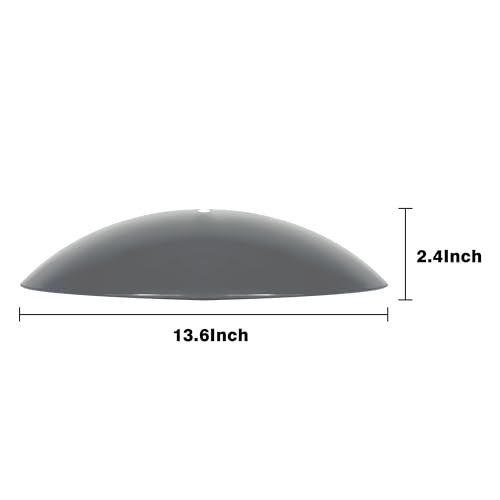 13" Bird Feeder Rain Guard, Hummingbird Feeder Shade Dome Cover, Hanging Baffle for Bird Feeder Pole,Smart Birds Feeder's Umbrella(Grey), 1 Pack - color: Gray, size: 13Inch / 1 Pack
