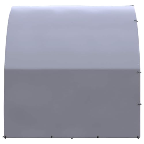 10x10x6.6ft Galvanized Steel Chicken Coop Large Metal Poultry Cage Outdoor Run Walk-in Hen House Pen for Backyard Chickens Ducks and Small Animals Silver - color: Silver-K