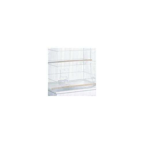 HomeStock Square Roof Bird Cage - Durable Metal Bird Habitat with Spacious Interior Black - color: Black
