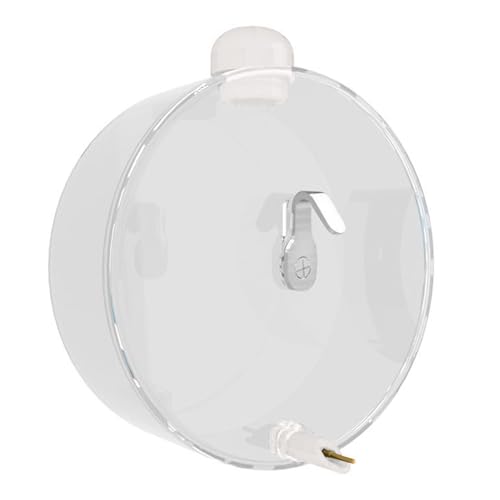 Round Shape Bird Drinker for Cage Mount Easy Refill Waterer Bottle 250ML Water Dispenser for Parrots Watering Essential Bird Drinking Bottle