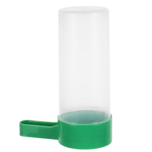 SUPVOX Automatic Poultry Feeder and Waterer for Chicks and Quail - Space-Saving Easy to Clean Plastic Feeder and Drinker 4.5 X 3.2 X 1.6 Inches