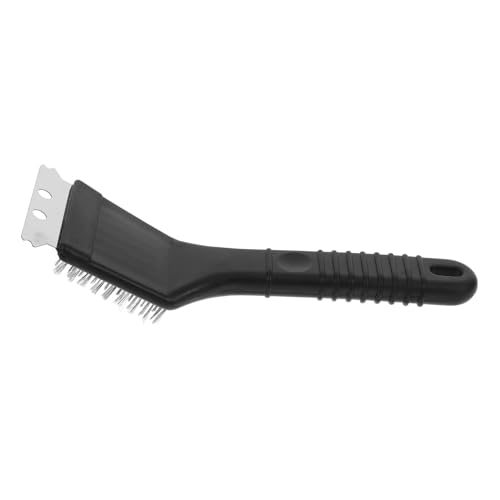 Long Handle Bird Cage Cleaning Brush Stainless Steel Droppings Removal Tool for Bird Cages Multi-Function Accessory