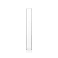 WGVI Hurricane Candle Holder Sleeve, Wide 3", Height 24", Clear Glass Cylinder Candleholder, Chimney Tube, Open Ended Candle Shade, 6 Pieces Bulk - size: 3"x24"H