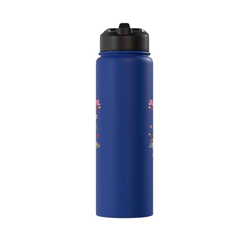 Bird, For The Girl Who Adores Quails Stainless Steel Insulated Water Bottle - color: Royal Blue