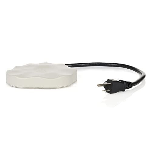 Farm Innovators HR-75 Outdoor Premium Cast Aluminum Decorative Heated Rock Automatic Bird Bath De-Icer for Harsh Winters, 75 Watts, Beige | Thermostatically controlled heater operates only when needed, safe in all birdbaths, aluminum w/finish that resembl