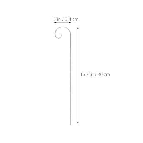10 PCS Heavy Duty Shepherd Hooks,15.72 Inch Plant Label Hooks Garden Hanging Stake for Wedding Gardens Yards Flower Pots Wind Chimes Bird Feeders