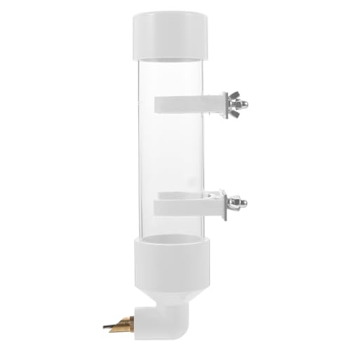 balacoo Bird Water Dispenser Automatic Bird Waterer for Cage Cage Water Feeder with Continuous Supply 9.84 X 1.96 X 1.96 in 1 Pack