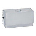 Weaver Livestock Galvanized Steel Mini Deep Hanging Show Box with Chain and Hook, Grooming Storage for Cattle, Sheep, Swine, and Goat