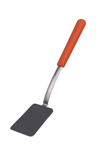 Mobi Flexible Silicone/Stainless Steel Dessert Turner/Spatula … | Slim flexible silicone head lifts brownies, cakes, and delicate desserts; 18/10 stainless steel shank with TPR grip handle. - size: Dessert