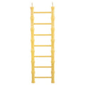 Yardwe Hanging Bird Ladder Toy for Parrots Hamsters Climbing Toy for Bird Cages Promotes Play Exercise Dimensions for Parakeets Pets