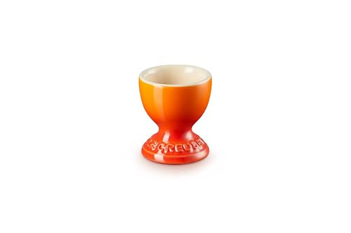 Le Creuset Stoneware Egg Cup, 2", Flame - color: Flame, size: 2 x 2.25 Inches (Single)