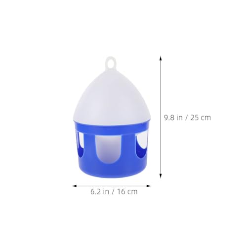 Angoily Pigeon Water Feeder 6.3 Inch Detachable Bird Water Dispenser for Pigeons Quail and Small Birds Easy Clean Outdoor Bird Feeder Accessories