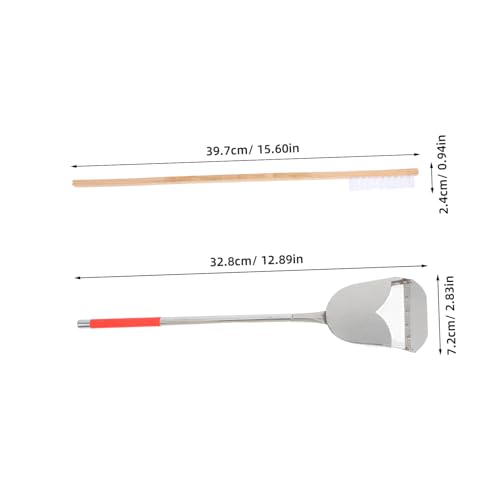 ibasenice 2pcs Bird Cage Cleaning Set Versatile Brush and Droppings Scoop for Small Animal Cages for Easy Maintenance