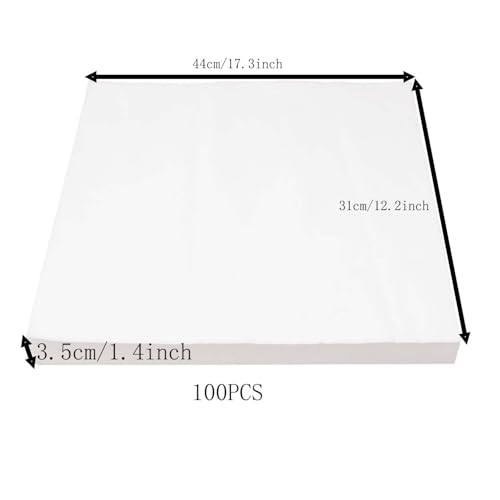 100 Sheets Bird Cage Liner Papers, Disposable Bird Cage Paper Liners, Cuttable Pet Animal Cages Cushion, Precut Absorbent Bird Paper for Bird Parrot Small Animal, 12.2'' X 17.3'' - size: 12.2'' X 17.3''