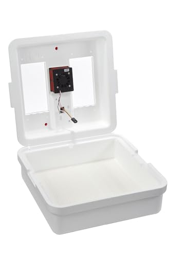 Little Giant® UL Circulated Air Incubator | Fits 41 Large Eggs | Chick Egg Hatching Incubator with Fan and Temperature and Humidity Control | Made in USA - style: UL Listed Incubator with Fan