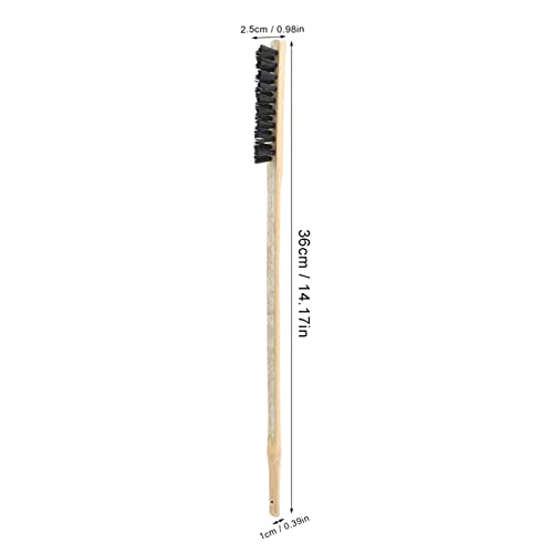 3pcs Bird Cage Cleaner Brush, Wooden Birdcage Brush, Long Handle Bird Cage Brushs Suitable for Routine Maintenance of Various Sized Cage Bodies