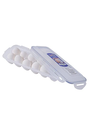 LocknLock Easy Essentials Specialty Dozen Egg Storage Container, 12-Cup (Pack of 3) - size: 12 Eggs (Pack of 3)