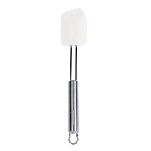 Restaurantware 11" Stainless Steel Turner - German Standard Kitchen Spatula with Ergonomic Handle, Heat-Resistant - Heavy-Duty Steel Spatula for Flipping Burgers, Eggs, Meat - size: Silicone Spatula