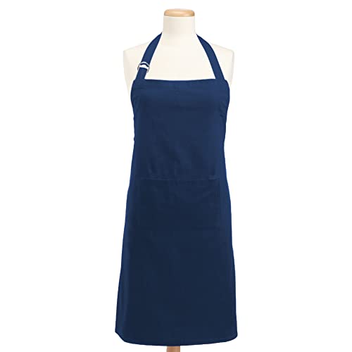 DII Everyday Basic Kitchen Collection - color: Nautical Blue, size: Regular Size Chef Apron