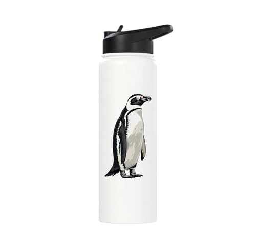 Penguin Stainless Steel Insulated Water Bottle - color: White