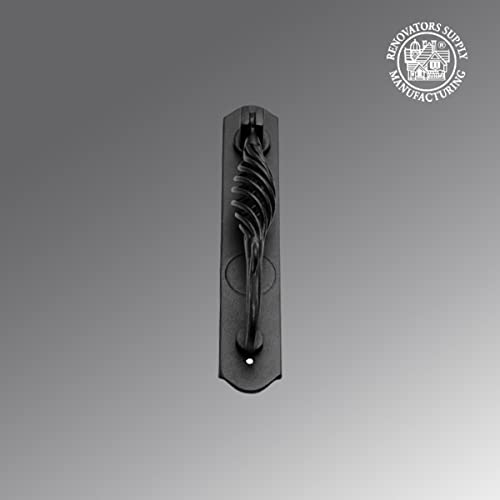 Renovators Supply Manufacturing Door Knockers for Front Door 9 3/8 in. Black Finish Solid Cast Iron Birdcage Style Door Knocker with Mounting Hardware - color: Black Birdcage 9"