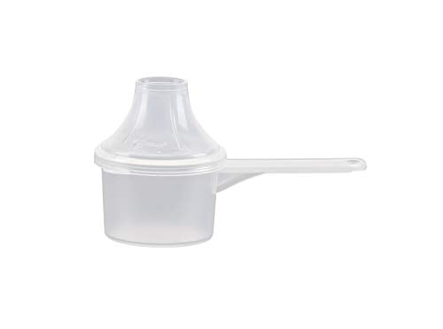 Measuring Scoop & Funnel - No Cap Open Spoon 1-Pack 20cc | Universal open design measuring spoon, Built-in funnel neck pour spout, Quick access cup for coffee powders and baking - size: 20 cc | 4 Teaspoon | 20 mL
