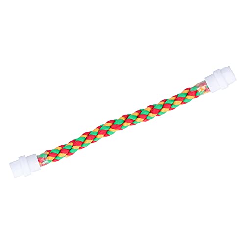 Bird Toys, Colorful U Shape Cotton Rope Bird Resting Perches Shelf Standing Climbing Playing Birds Cage Accessories