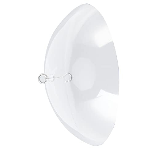 CLEAR Bird Feeder Protective Dome Cover, Prevent Squirrel, Large Diameter WeatherGuard, Hanging Bird Seeds Protector with for Hanging Bird Feeders, for Outdoor