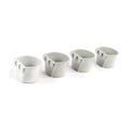 Replacement 4-Pack - Gray Cage Cups For Feed & Water For Poultry, Ducks | Fits Birds, Hamsters