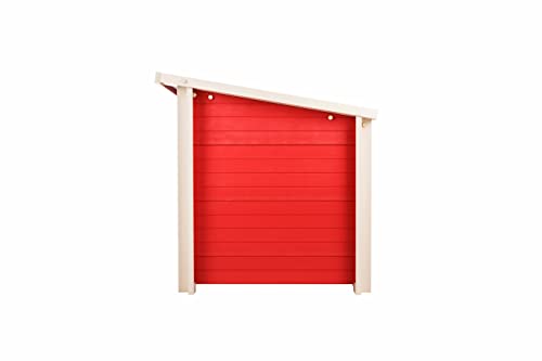 New Age Pet ecoFLEX Fontana Chicken Barn - color: Red, size: 52.4"L x 29.4"W x 29.1"H