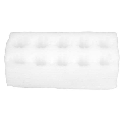 PRETYZOOM Egg Storage Holder Foam Pad Carton Organizer Shockproof Tray for Bulk Egg Packaging Refrigerator Storage 9.84 X 4.33 X 2.12 inch - size: 25.00X11.00X5.40CM