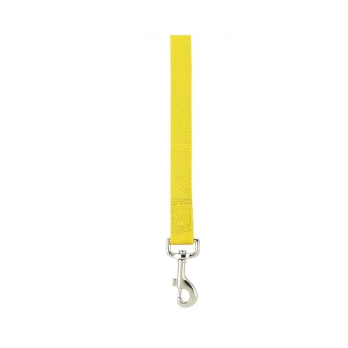 Zack & Zoey Basic Nylon Dog Leash, 6-Feet x 1-Inch Lead, Yellow - color: Yellow, size: 6-Feet x 1-Inch Lead