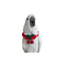 Bird Collar, Bird Clothes, Parrot Bird Supplies, Cute Collar for Medium and Large Birds Eclectus Cockatoo African Grey Amazon Bow Tie Scarf Super Cute Costume Photo Prop for Parrots (Cherry) - style: Cherry