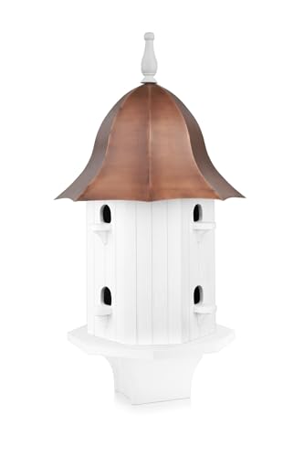 Dovecote Manor Bird House – Pure Copper Roof by Good Directions - style: Dovecoat Manor