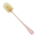 Long Bottle Brush, 12.59 in Bendable Cleaner Brushes for Cleaning Neck Beer Bottles, Wine, Baby Bottles, Water Bottles, Tumblers, Flask, Bird Feeder, Vase, Pipes and Brewing Supplies White/1Pack - color: Yellow Powder