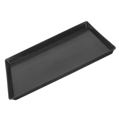 Totority Replacement Tray for Dog Crate Thickened Pet Tray for Small Dogs Bunnies and Birds Easy to Leakproof Design for Cage Maintenance Black